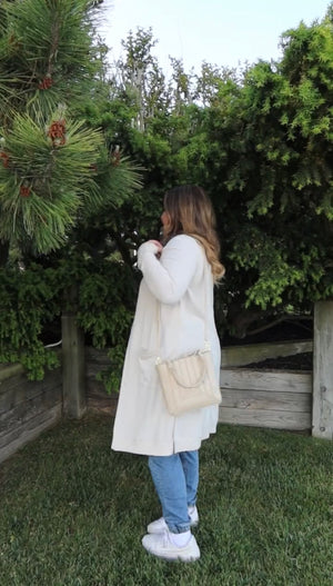 Corey Crossbody Bag - Cream