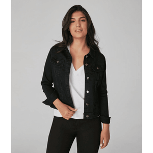 
            
                Load image into Gallery viewer, Gabi Black Denim Jacket - Pretty and All
            
        