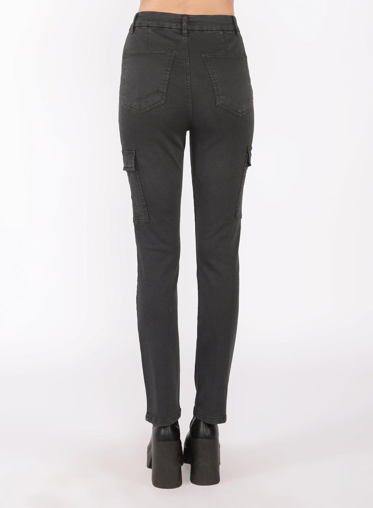 
            
                Load image into Gallery viewer, Washed Black Cargo Pant - Pretty and All
            
        